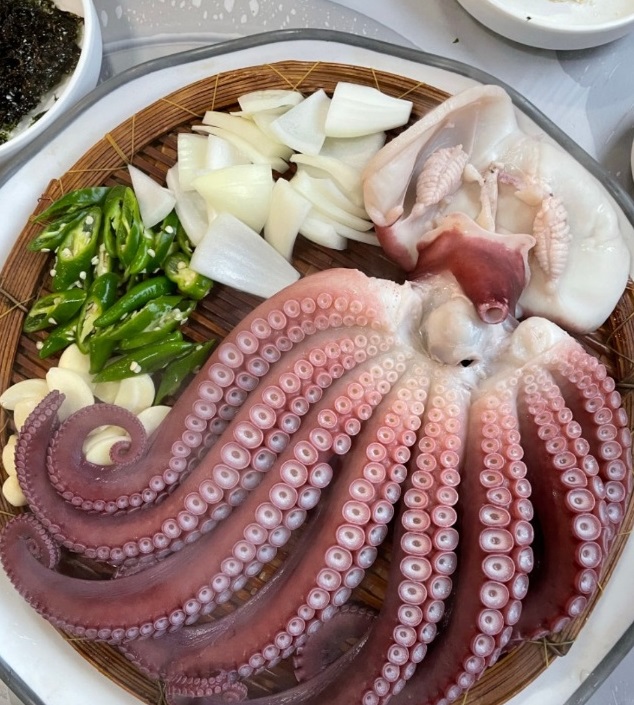 삼척-동해안-피문어-문어숙회