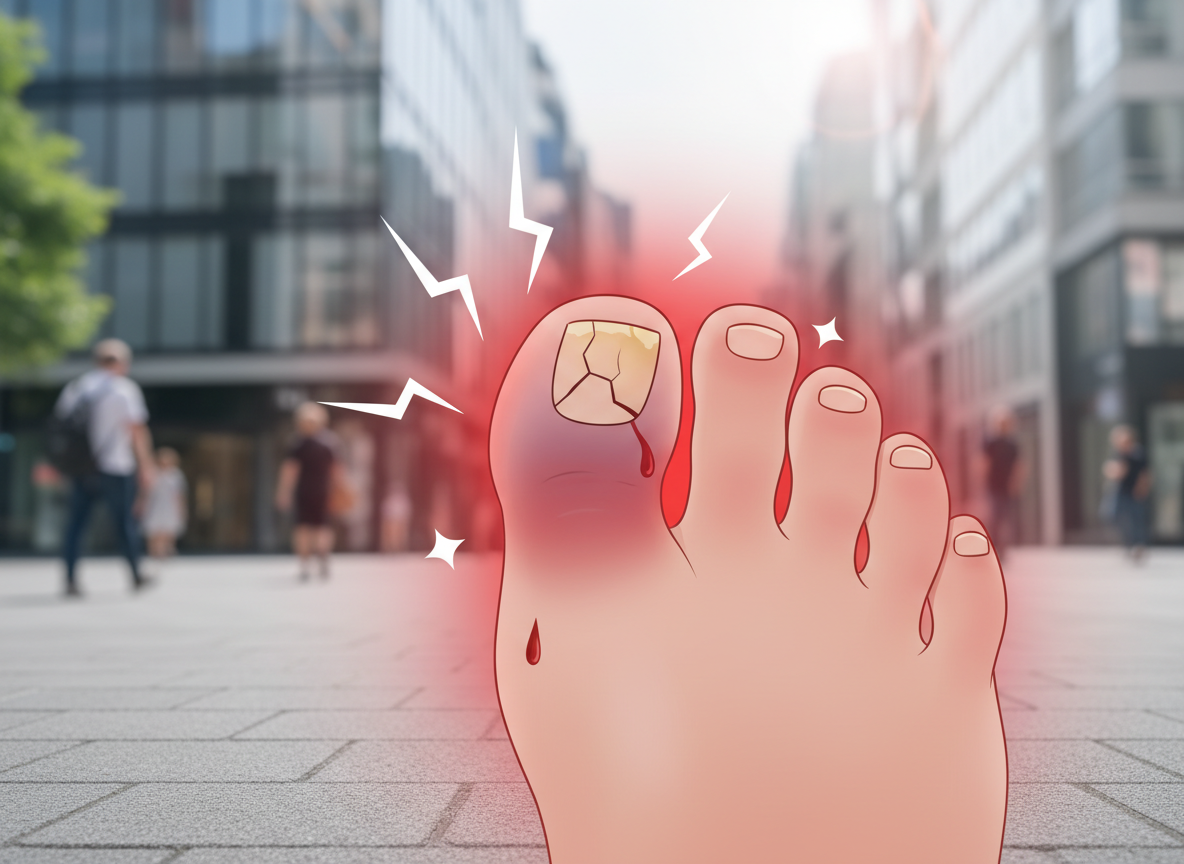 엄지 발톱 피멍 치료 병원 진료과 예약 찾기