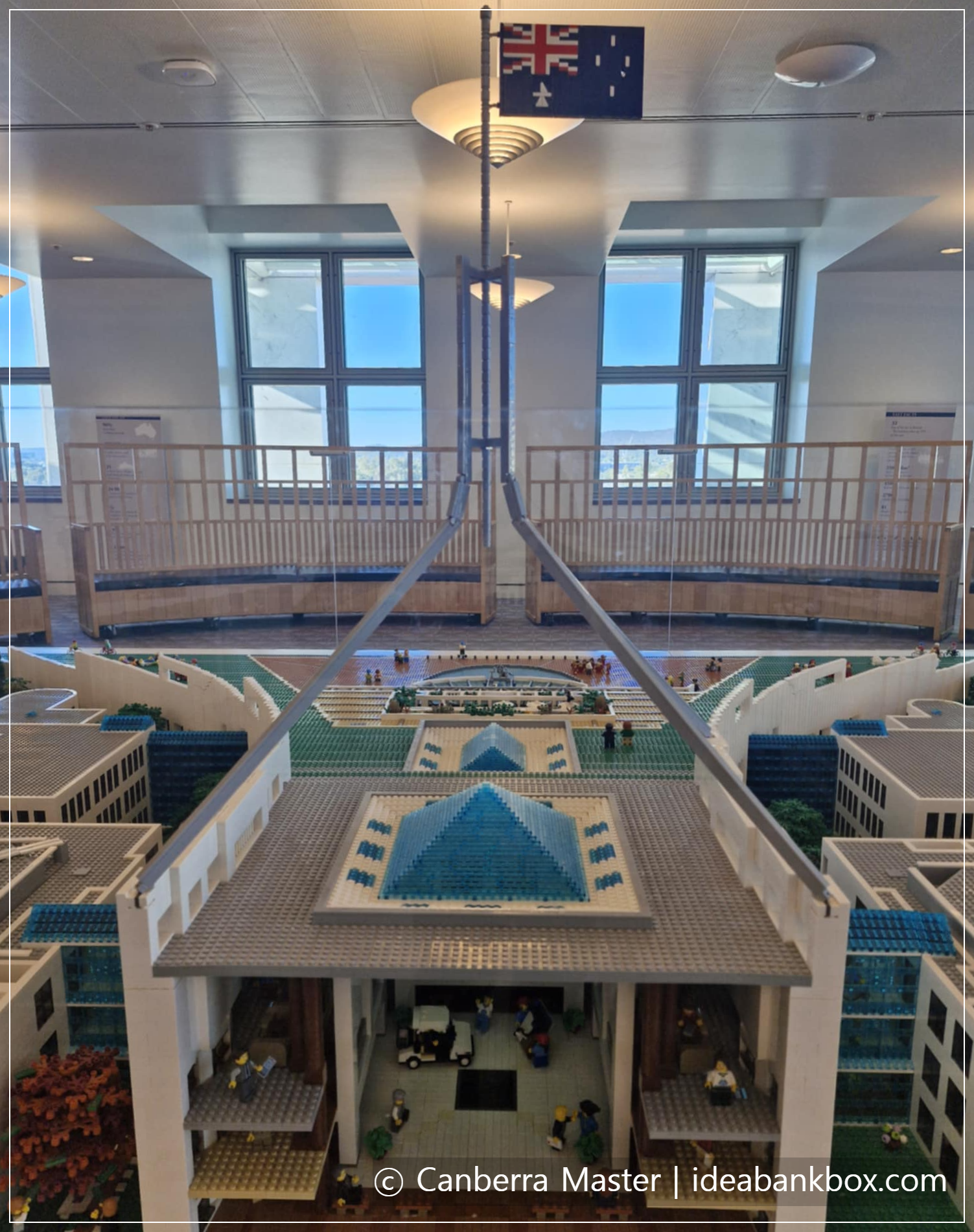 레고로 만든 국회의사당