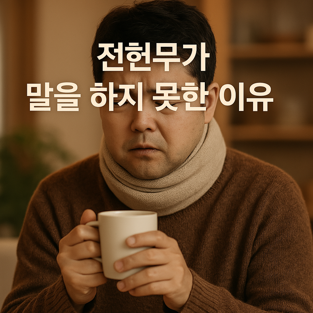 전현무가 말을 못한 이유