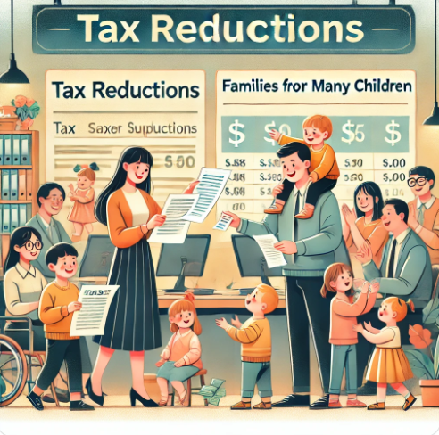 다자녀 가정을 위한 주요 복지 제도 : 세금 감면, 교육 보육 의료 관련 사진