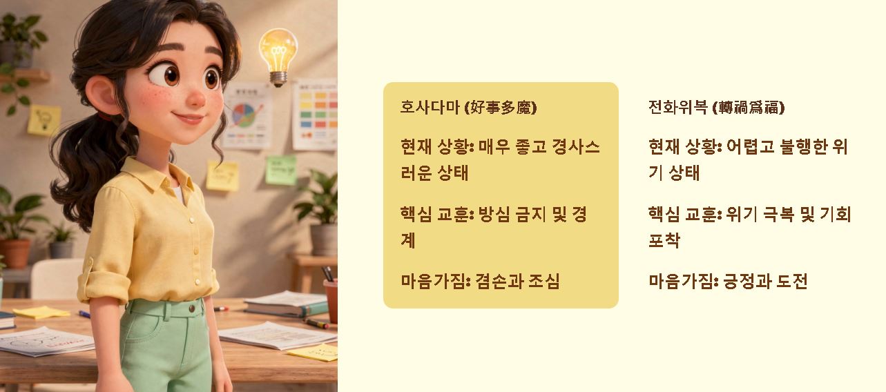 호사다마 반대말