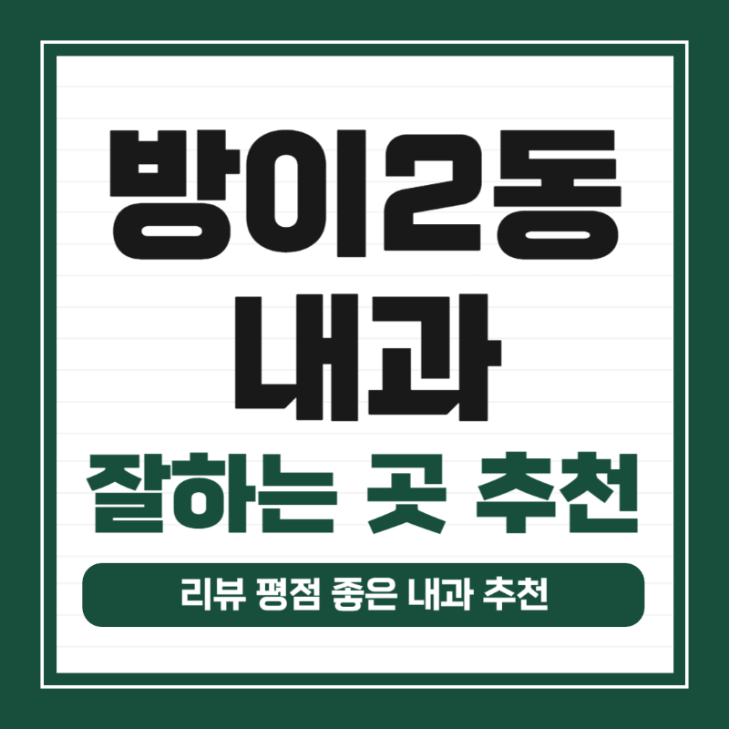 송파구 방이2동 내과 병원 24시 야간진료 유명한 곳 잘하는 곳 추천