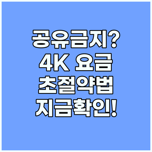 넷플릭스 계정 공유 금지 대처법 프리..