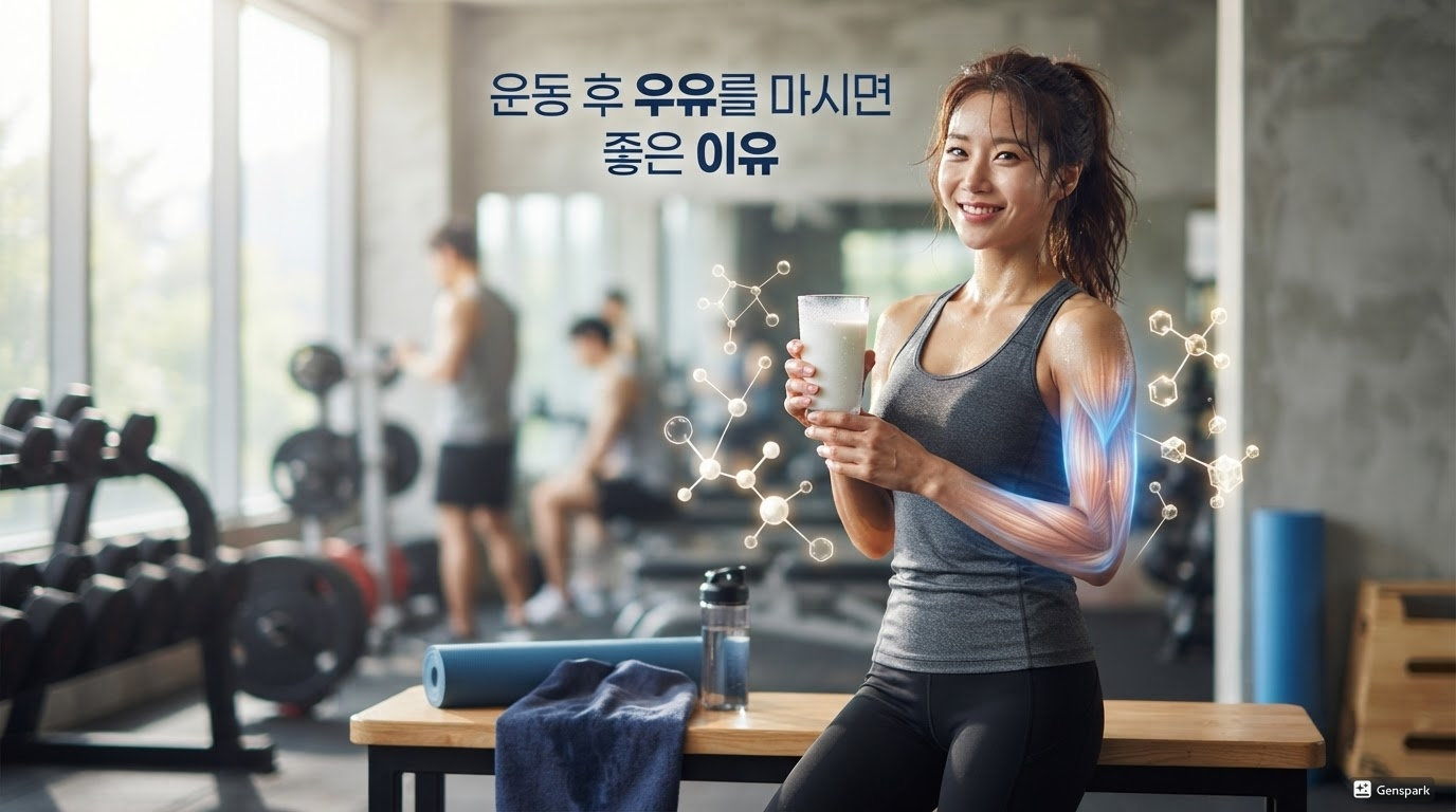 운동 후 우유를 마시면 좋은 이유
