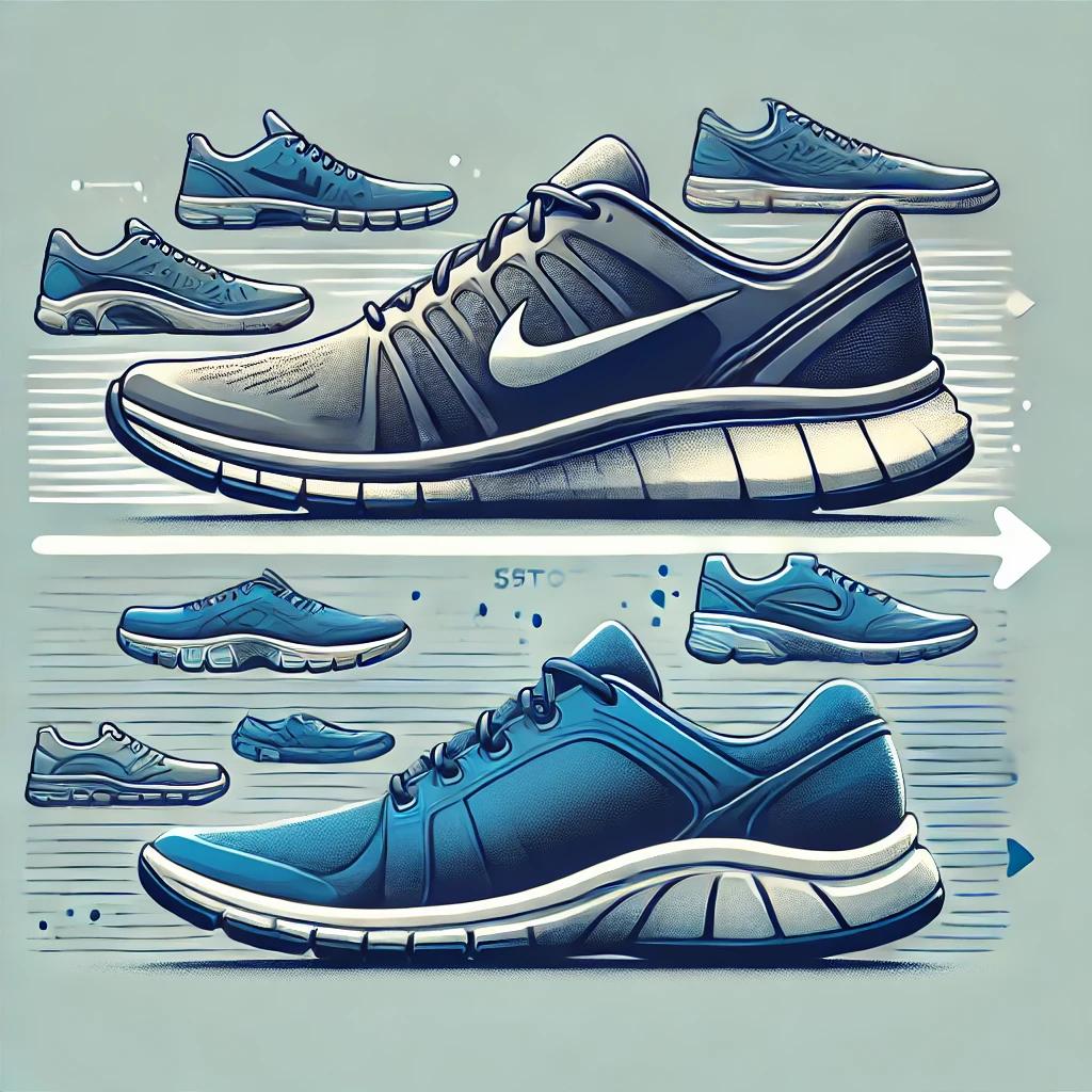 런닝화와 워킹화의 차이점