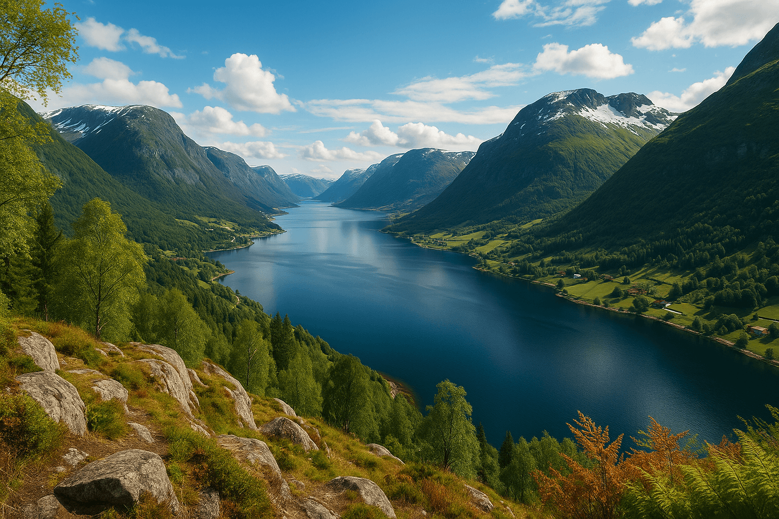 초행자를 위한 북유럽 여행 풍경 이미지