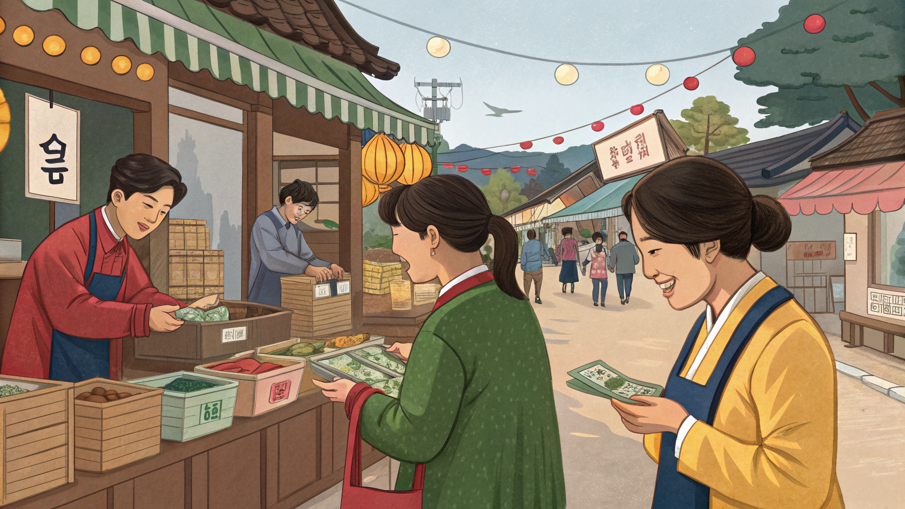 관련이미지 시장의 모습