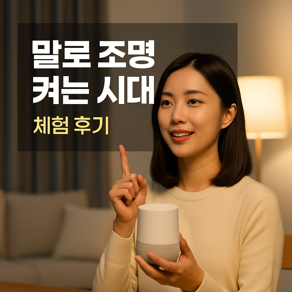 말로 조명 켜는 시대