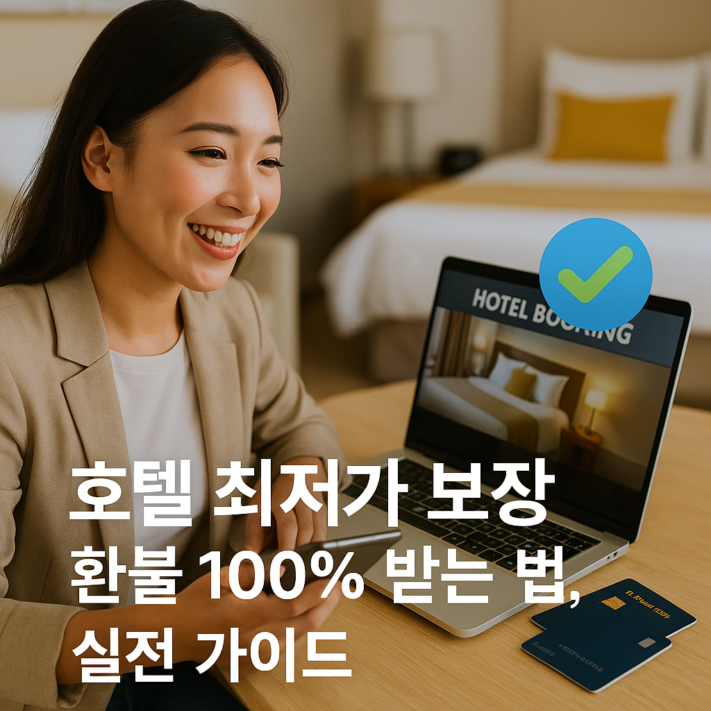 호텔 최저가 보장 환불 100% 받는 법, 실전 가이드 관련 이미지