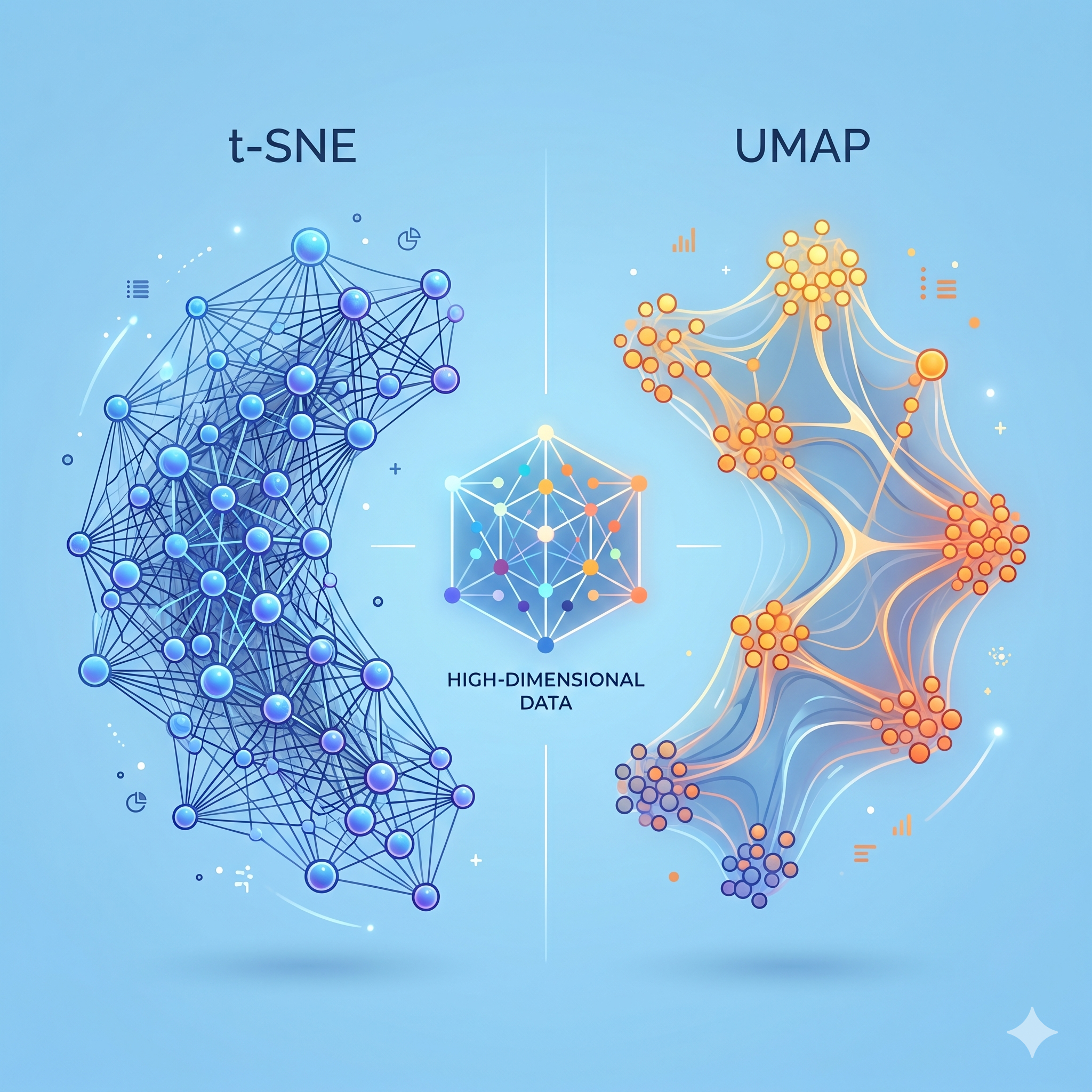 t-SNE vs UMAP