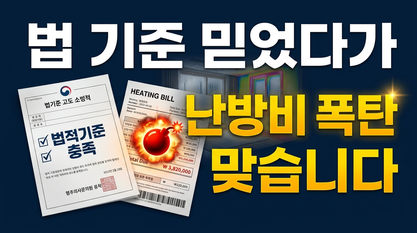 법 기준 믿었다가 난방비 폭탄발생