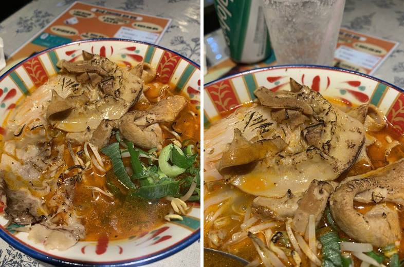 쪽득하고 맛있는 곱창고기 쌀국수