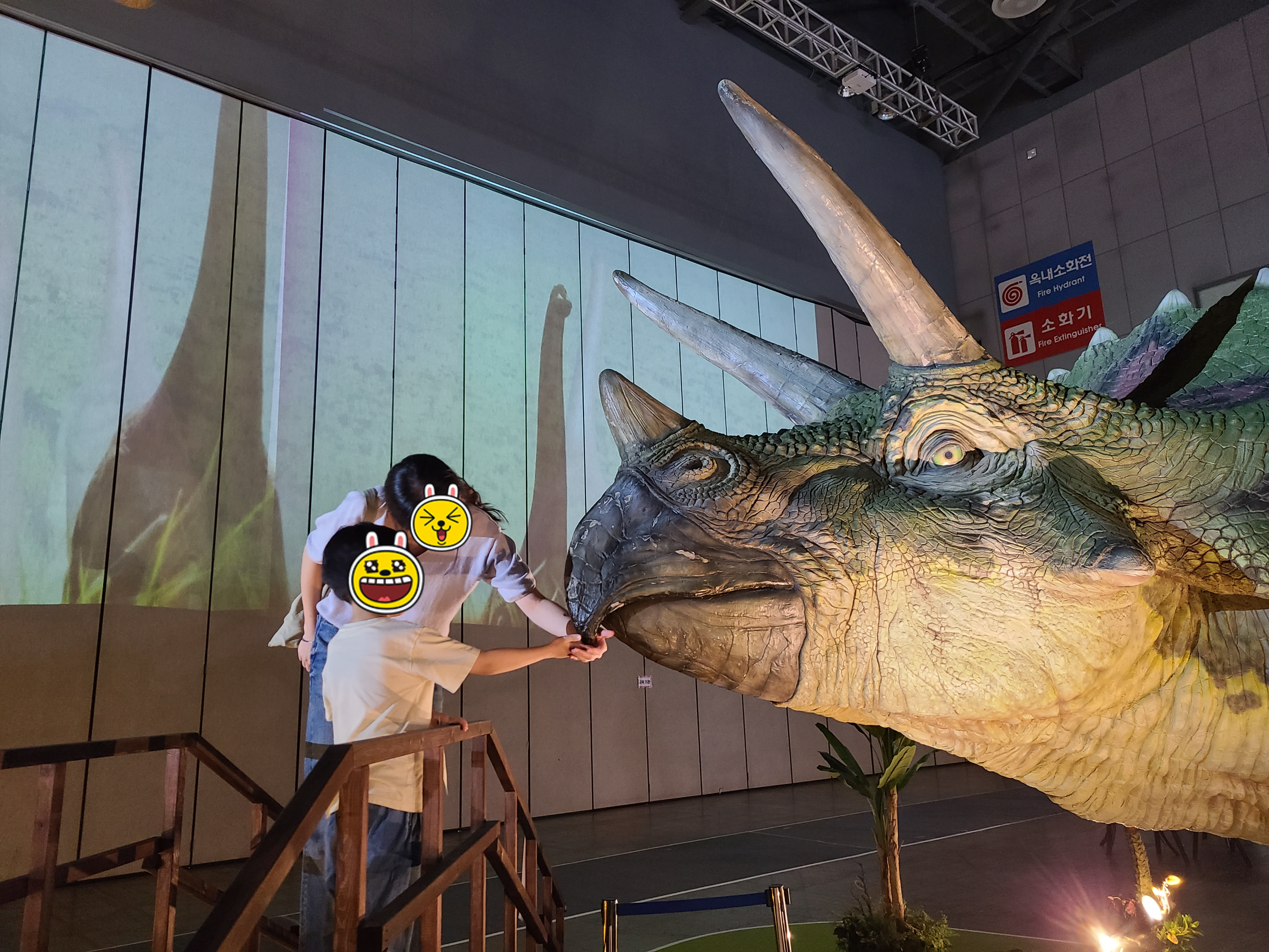 2023 찾아가는 공룡엑스포 in 일산 트리케라톱스 얼굴