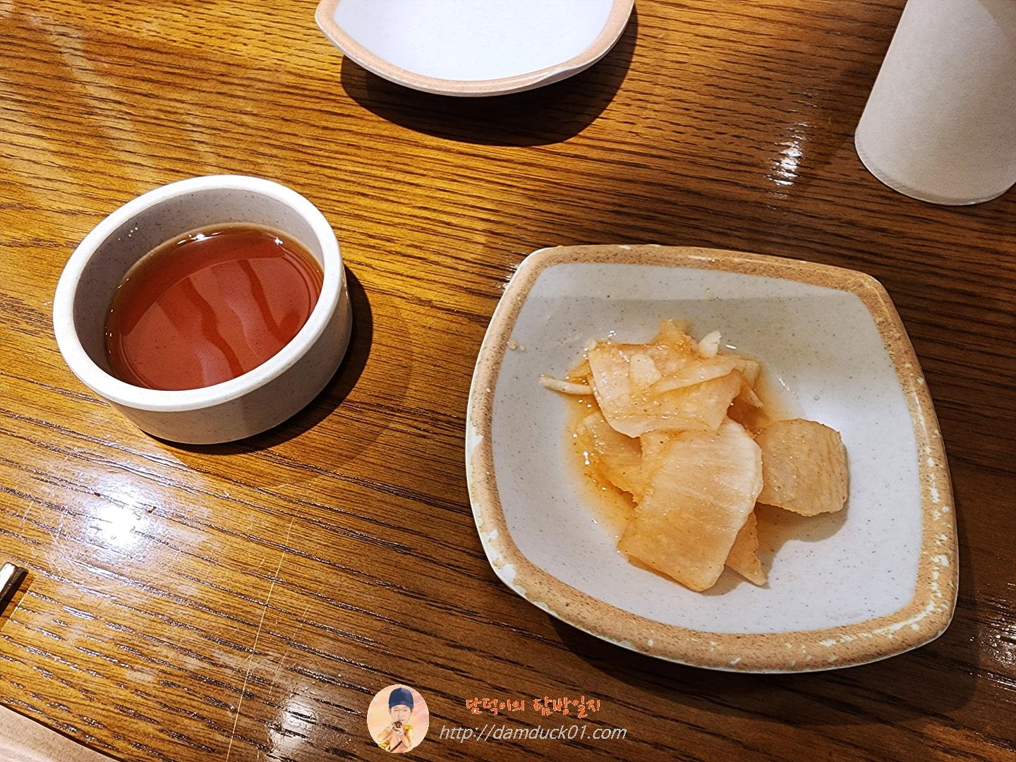 한솔냉면 기본 반찬