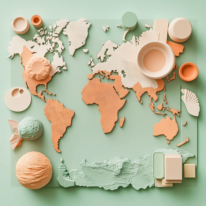 글로벌 ETF, 원자재, 신흥국 투자 연계를 지도 형태로 표현하여 확장성과 글로벌 시황 분석. 연금 ETF 글로벌 분산, 원자재 투자, 신흥국 ETF, 2025 투자 지도, 자산 배분 전략 강조.