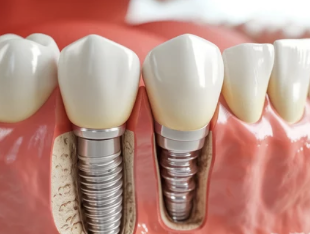 임플란트 모형 사진