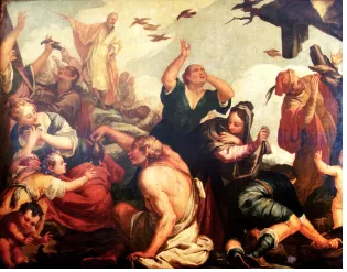 이스라엘 백성 불만 민수기 11장_9