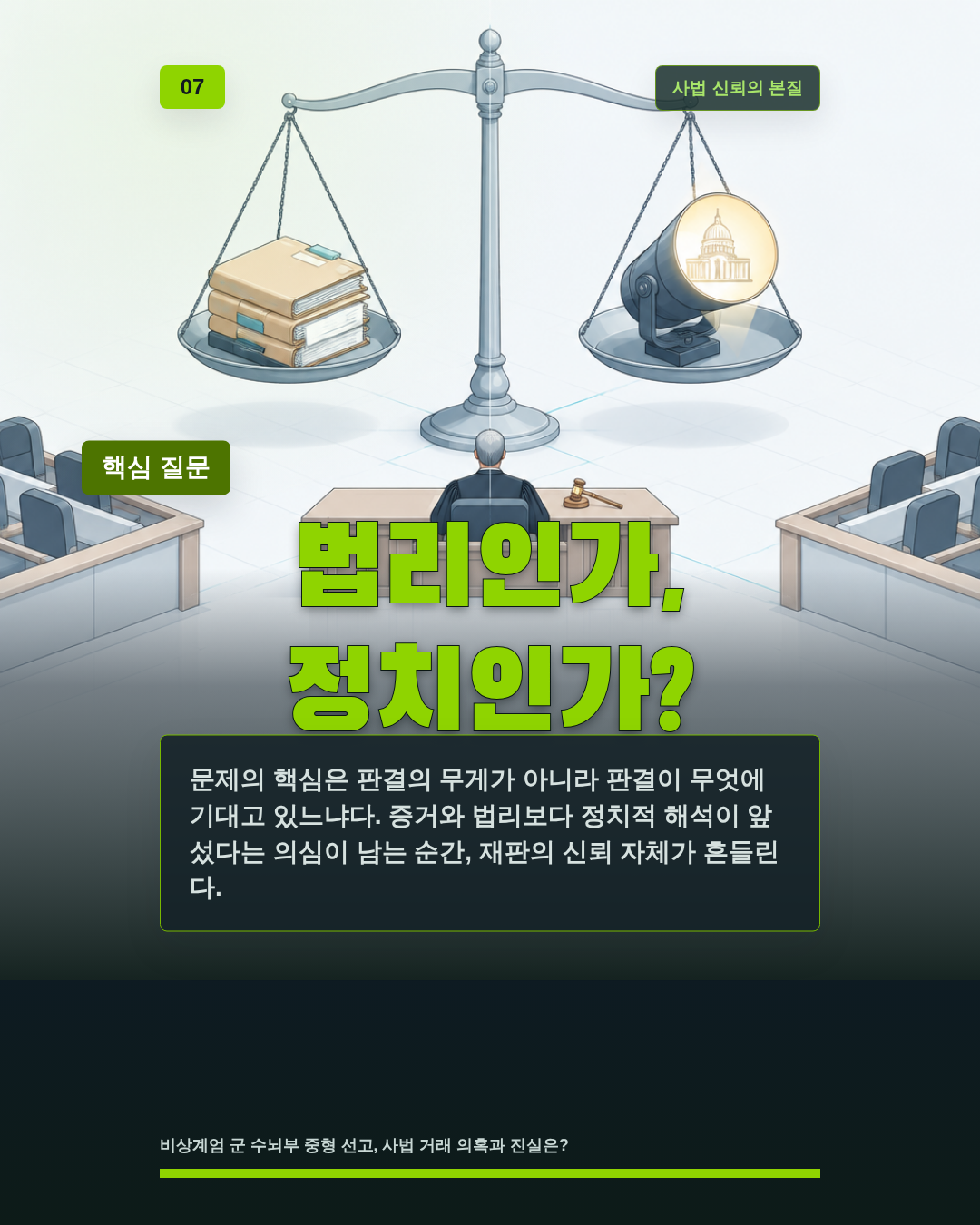 법리인가, 정치인가?