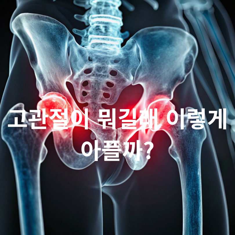 고관절 통증 원인 총정리