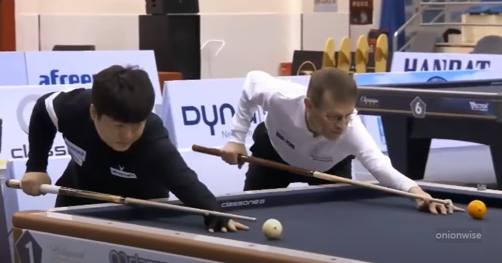 호치민 세계 3쿠션 당구월드컵 대회 결승전 경기모습 (2023년)