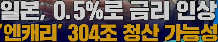 일본 금리인상 영향과 엔화 환율 투자