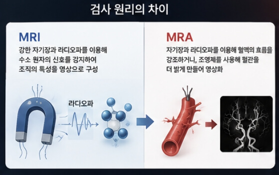 MRI와 MRA의 차이점