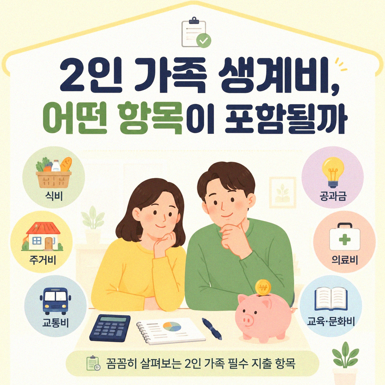 2인 가족 법원 생계비, 실제 필요한 금액 어느 정도일까