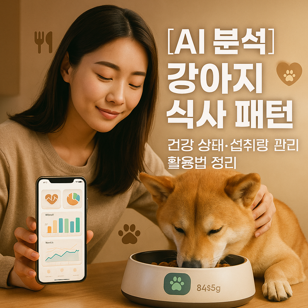 [AI 분석] 강아지 식사 패턴 ｜ 건강 상태&middot;섭취량 관리 활용법 정리