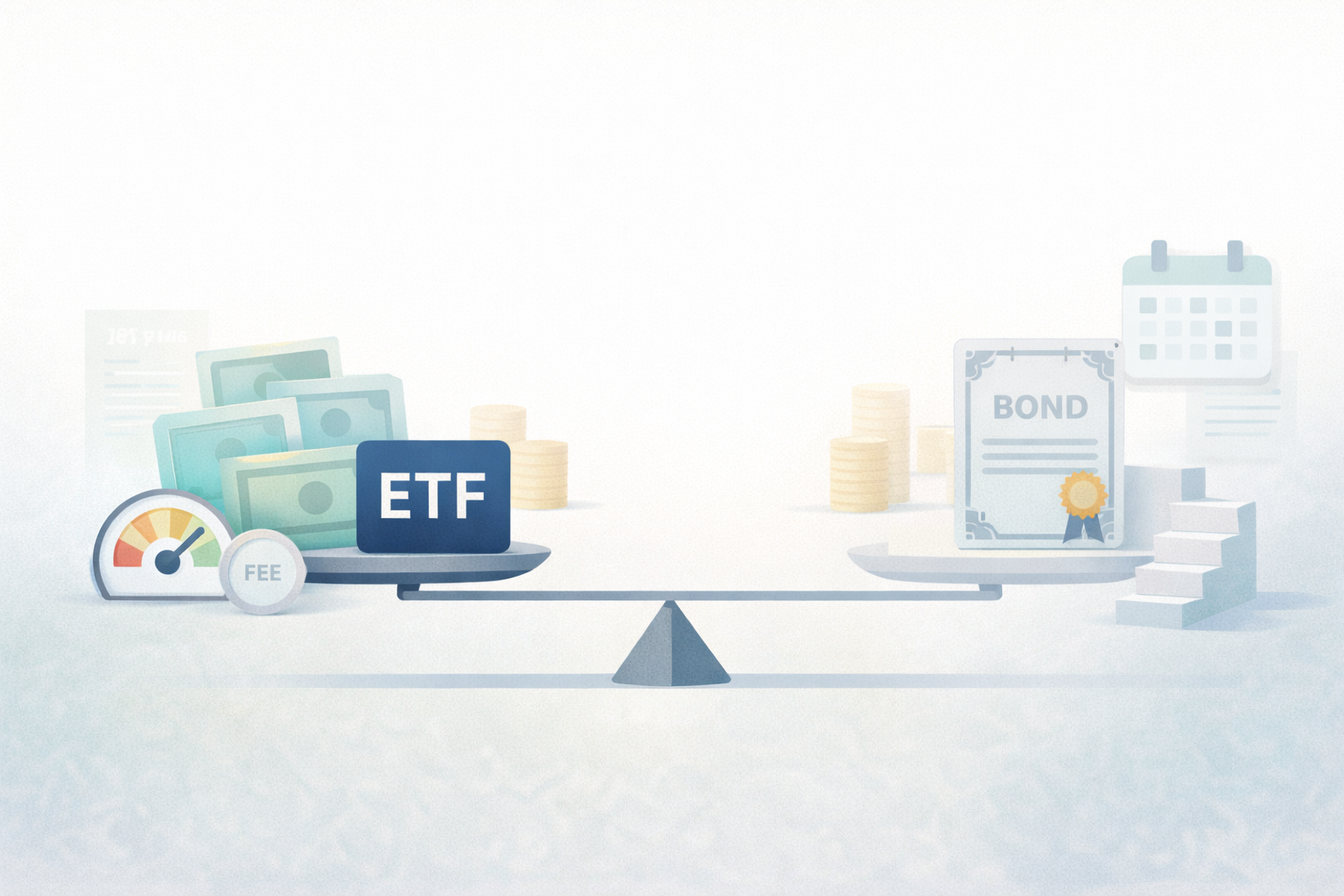 채권 ETF vs 개별채권, 세금·수수료·만기전략 비교표로 끝내는 선택법(2026 최신 기준)