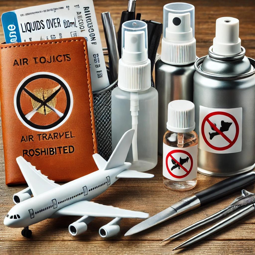 비행기 탑승시수하물 금지품목