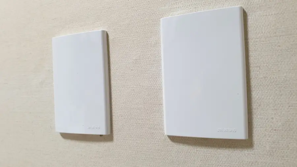 벽면 커버 정리 모습