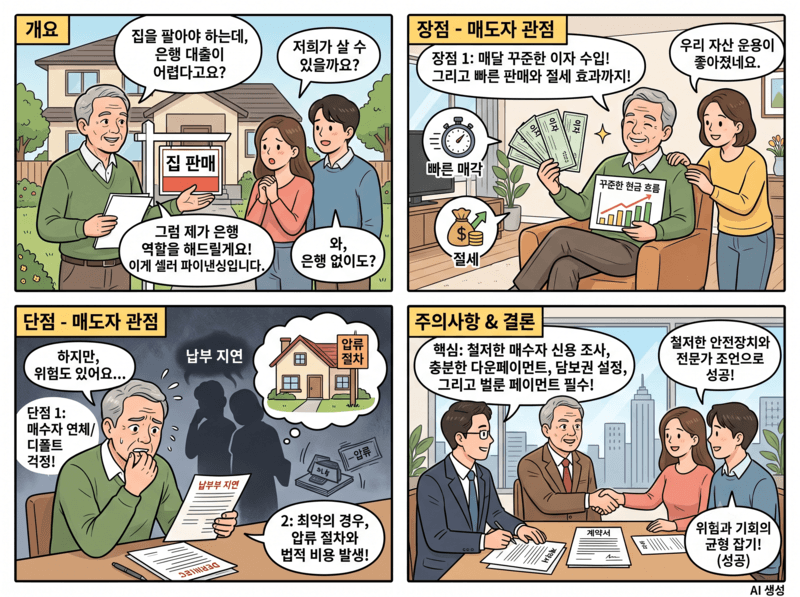 셀러파이낸싱의 개념과 장단점 주의사항을 살펴봅니다