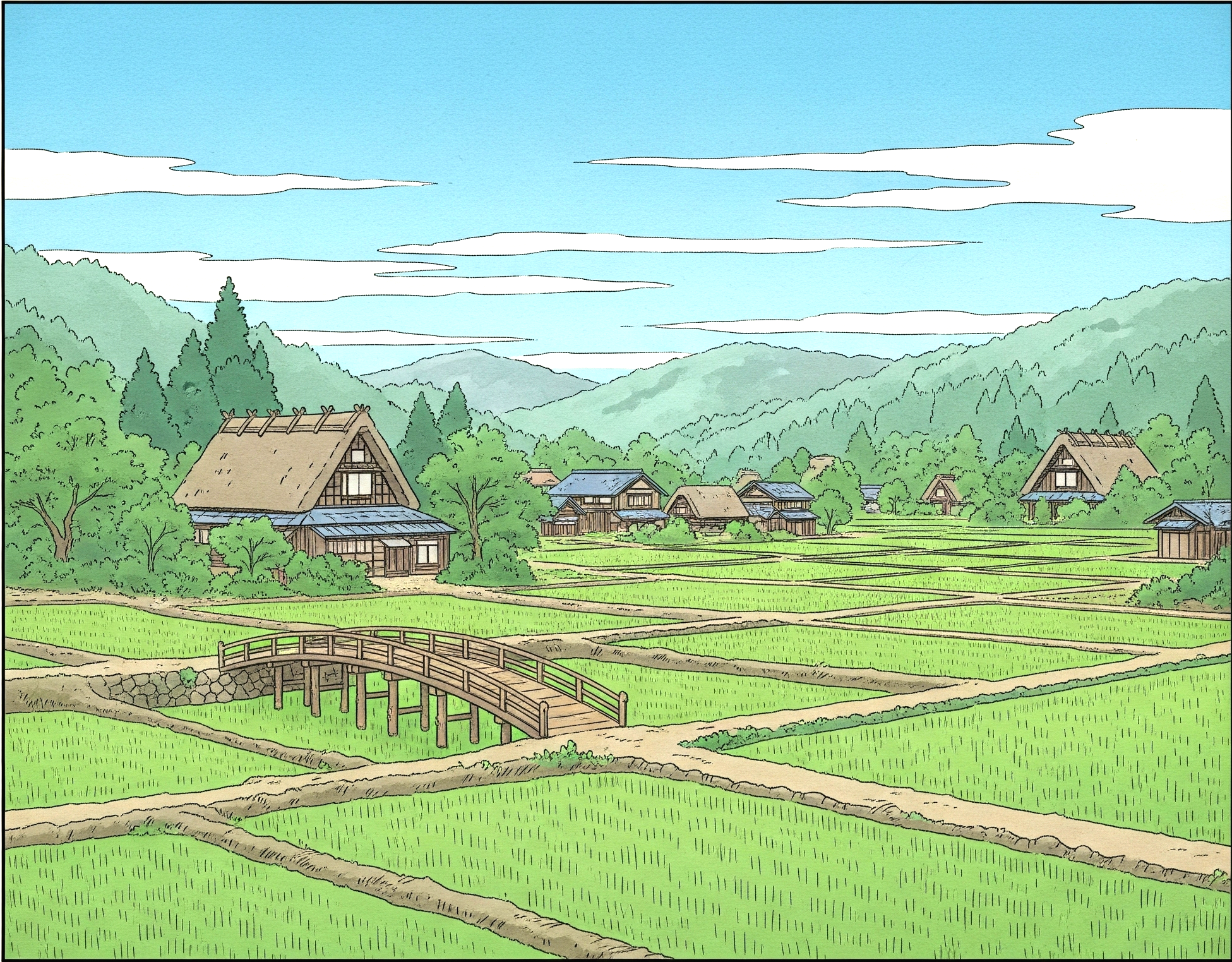 초록빛 풍경의 고향