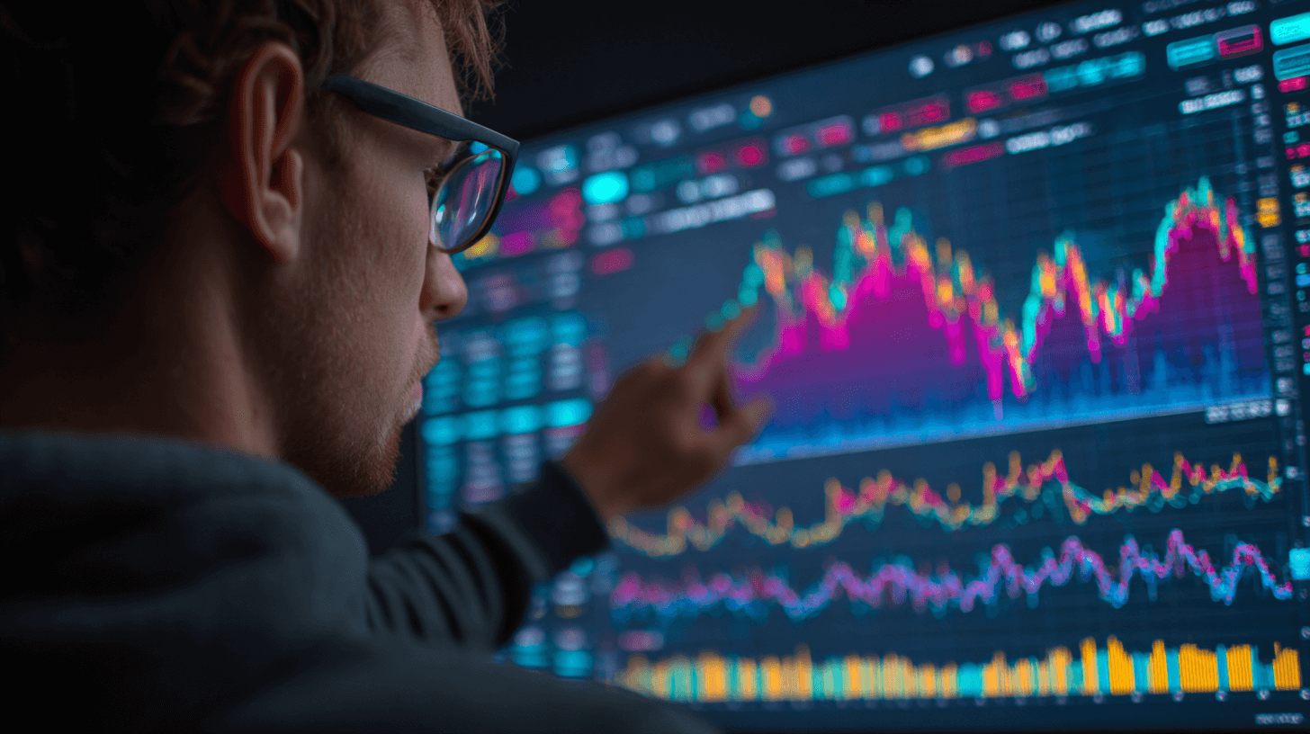 차트-모니터를-가리키고-있는-사람