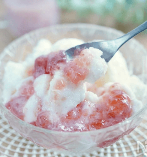 초 간단 우유 빙수 팥빙수 만드는 법