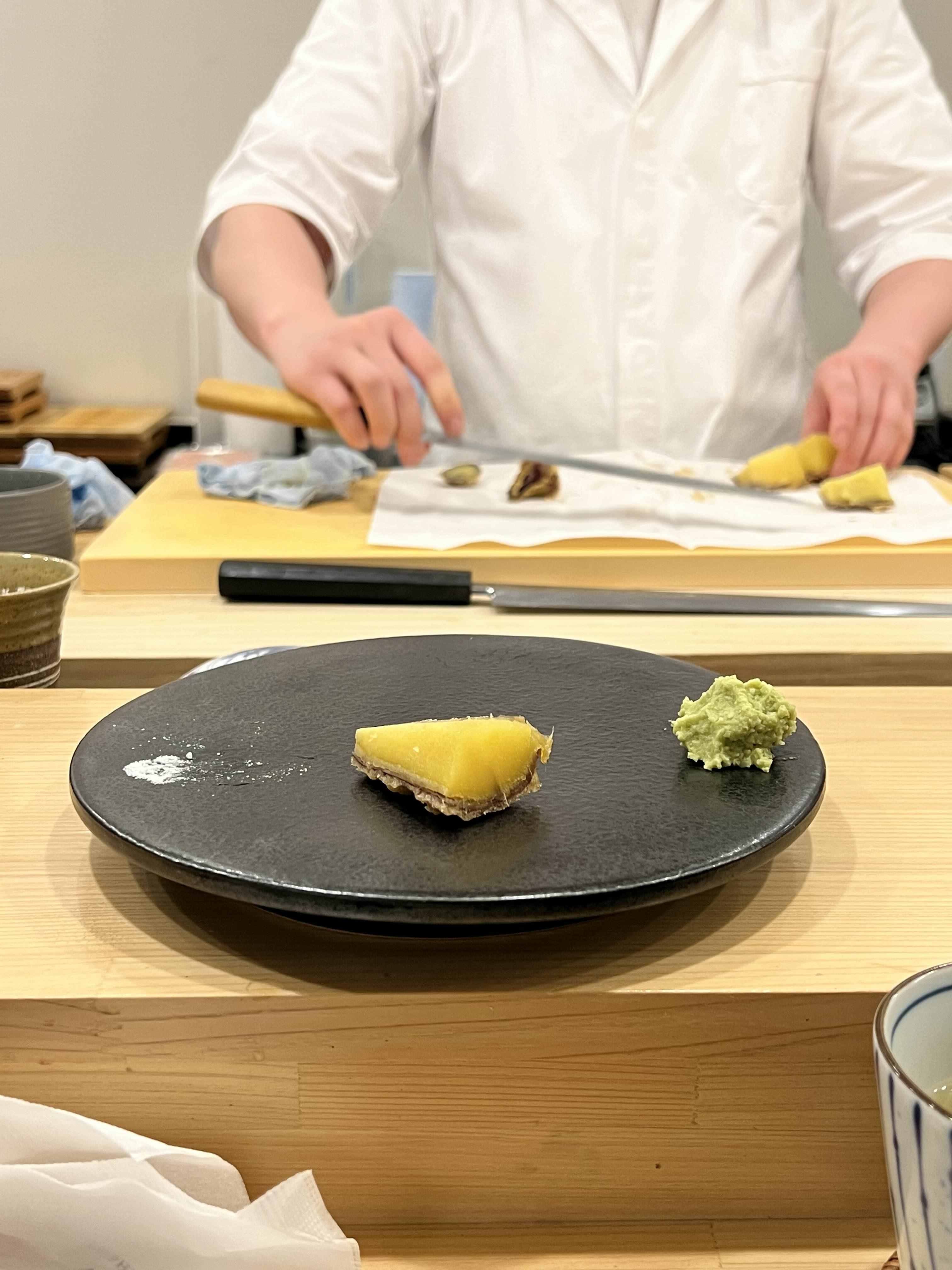 스시하쿠야 고구마 튀김