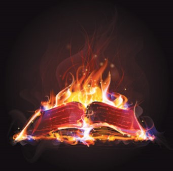 책이-불에-환하게-타는-모습