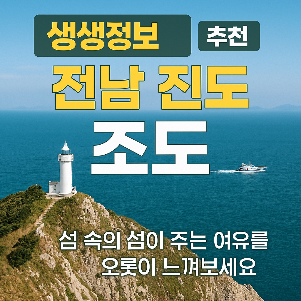 생생정보 2314회 한눈에 반했 섬 조도배편, 한옥민박 편의시설 정리 조도 섬 여행
