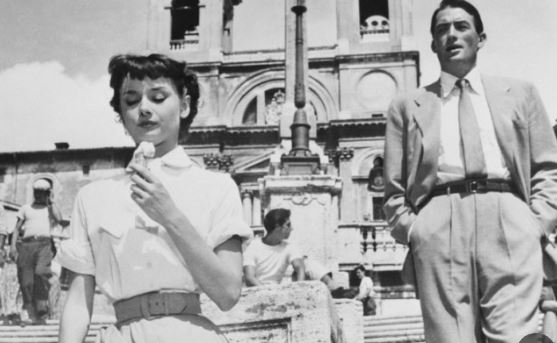 영화 로마의 휴일 스틸 컷.