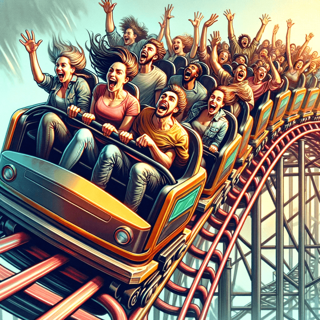 롤러코스터를 타는 꿈 해몽 해석