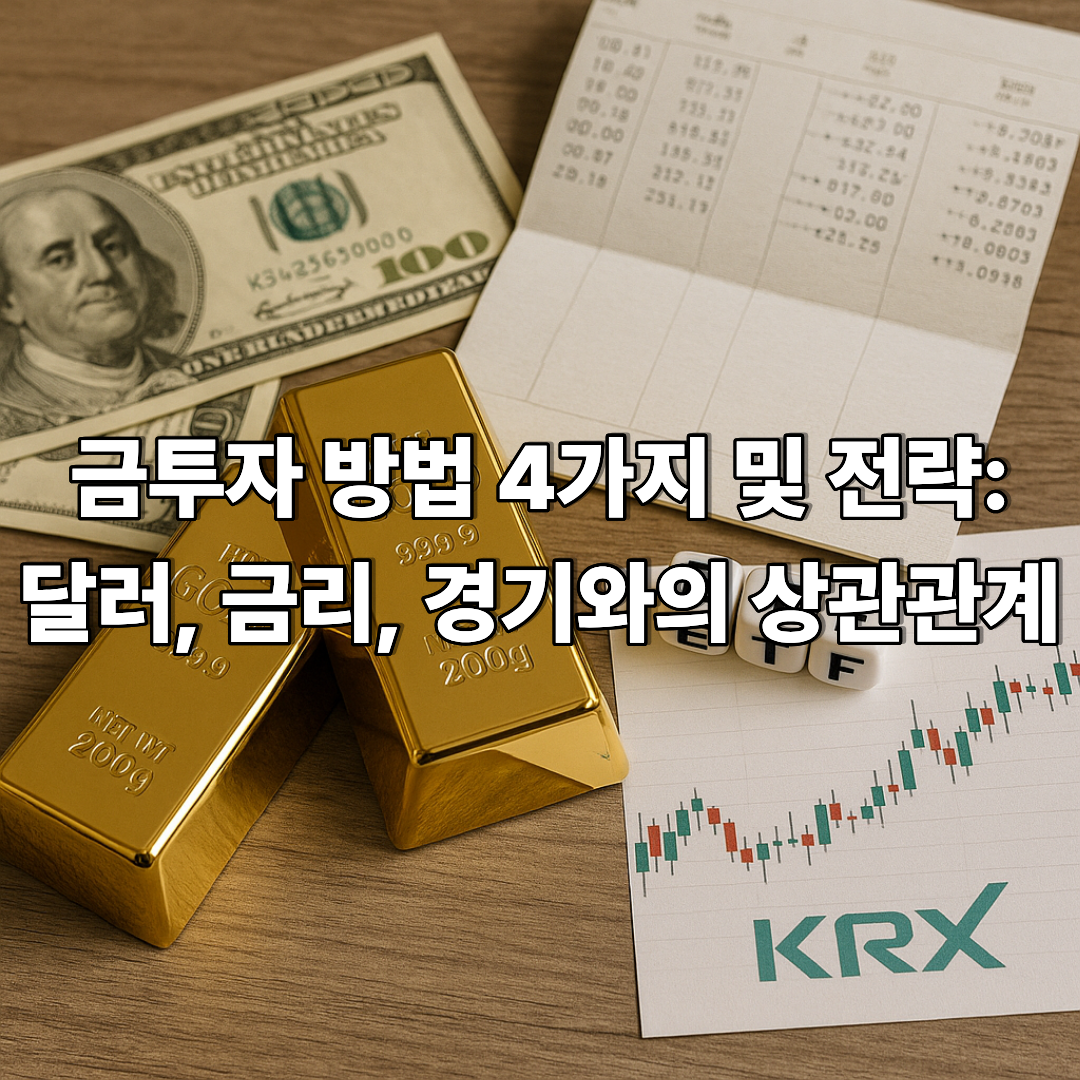 금투자 방법 및 전략