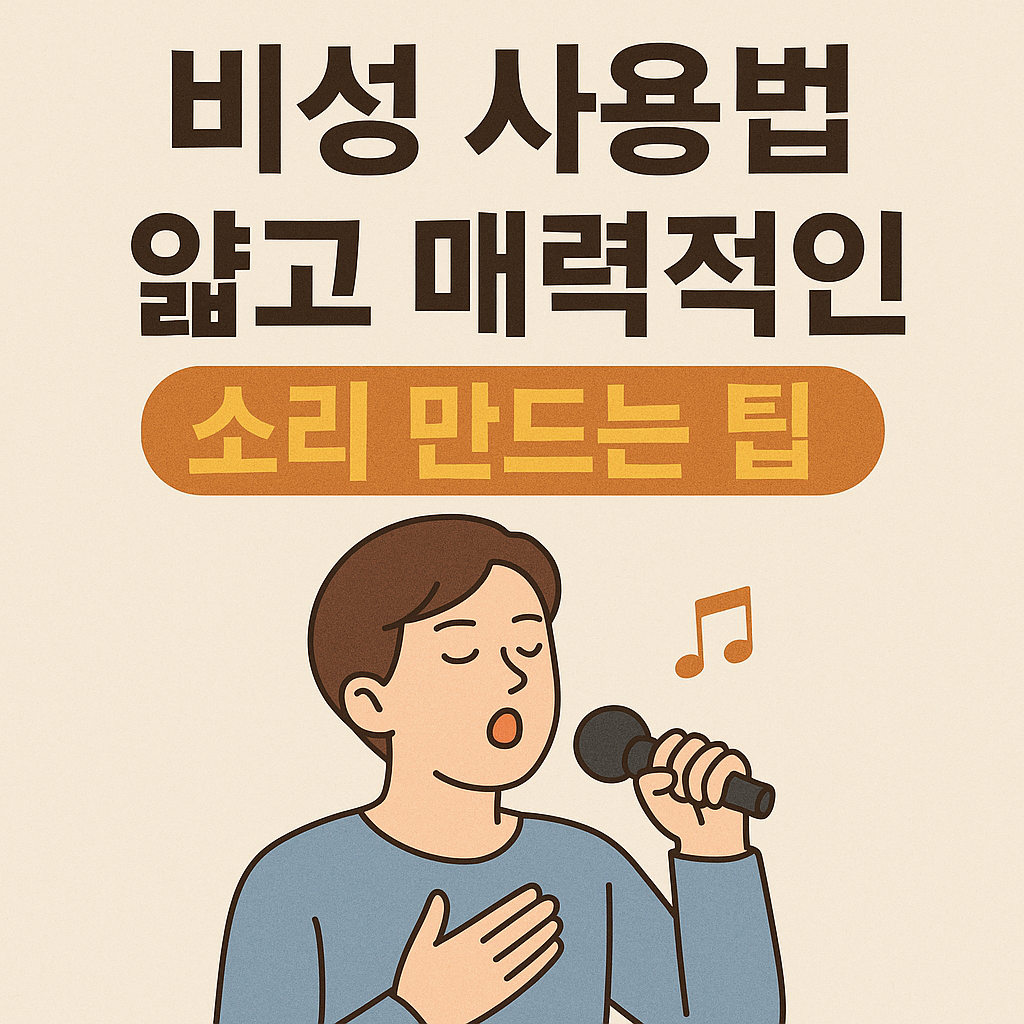 비성 사용법으로 얇고 매력적인 소리 만드는 팁 관련 사진