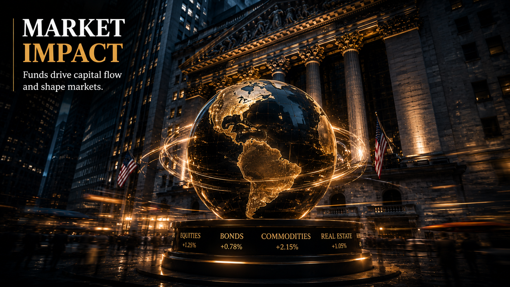 Investment fund capital flows impacting global financial markets and asset prices.