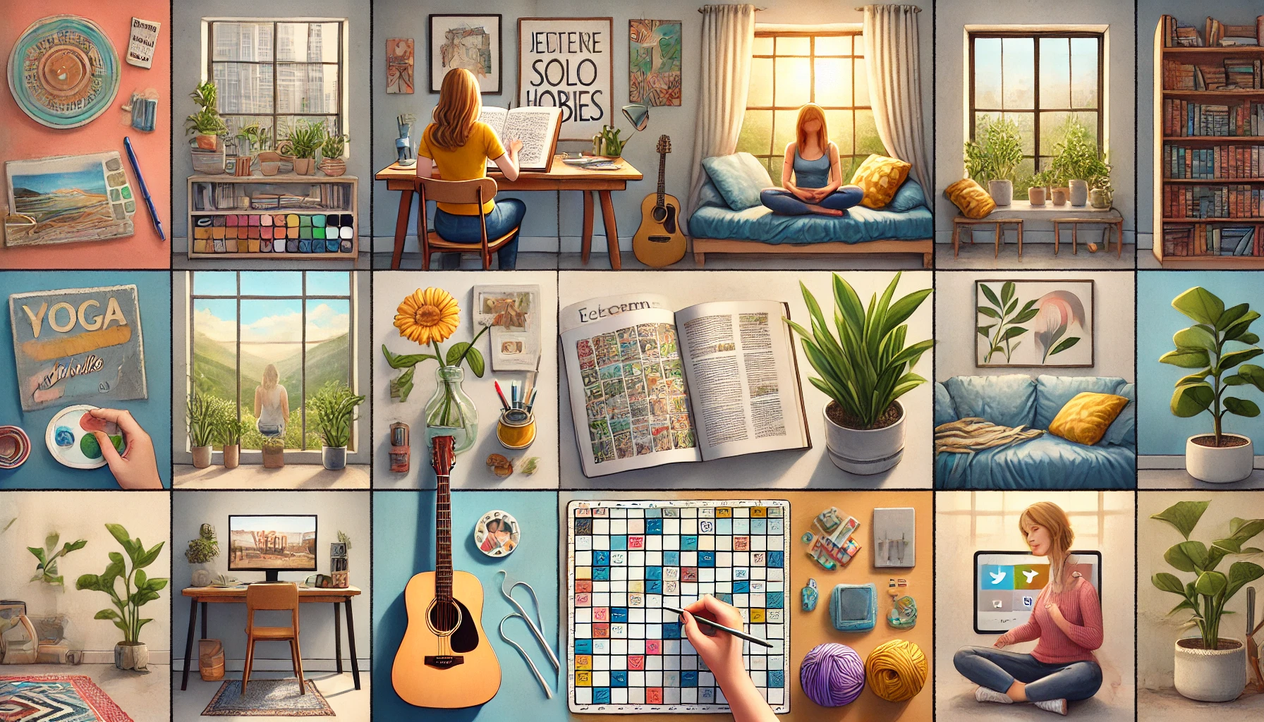 혼자놀기 취미 관련 사진