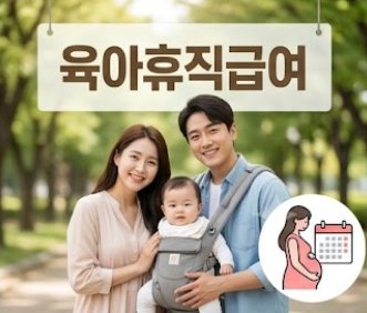 육아휴직급여 포스터