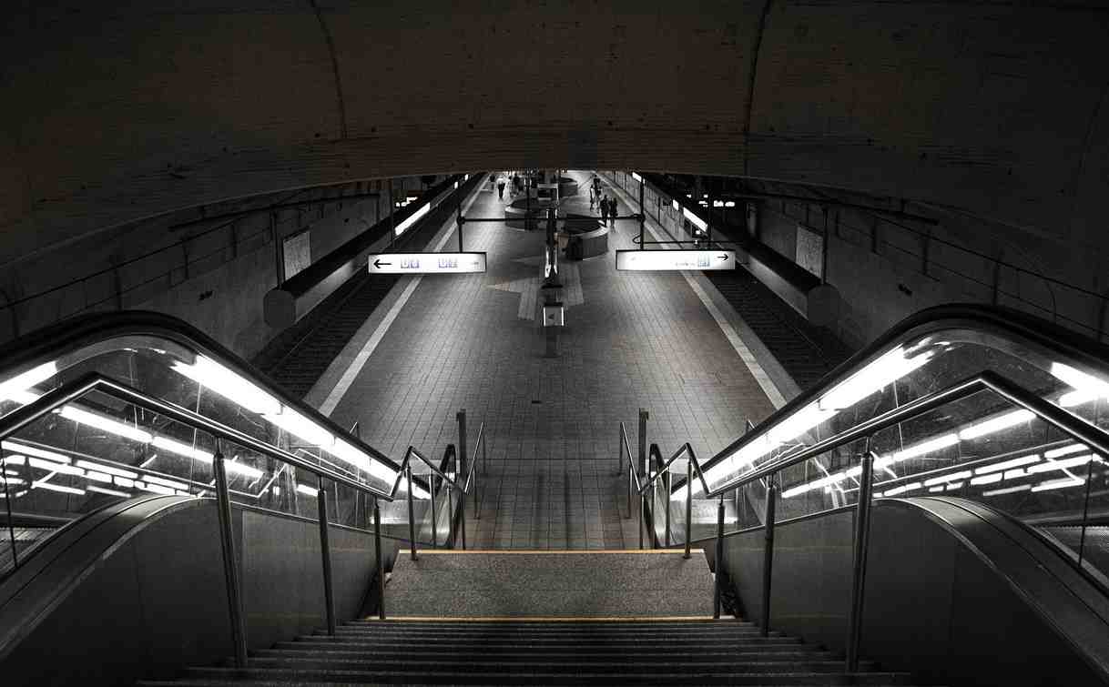 지하철 내부 모습