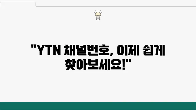 YTN 편성표 확인