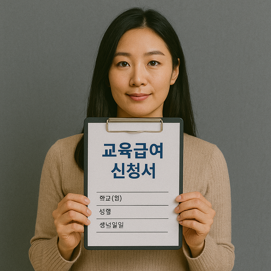 교육급여 신청서