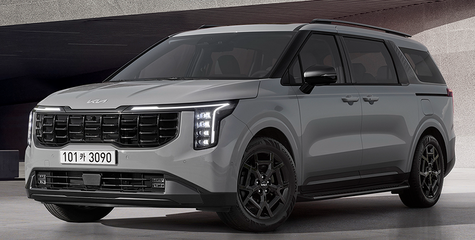 더 뉴 카니발 그래비티 전측면 디자인